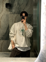 Foton Florida Print Over Sweatshirt