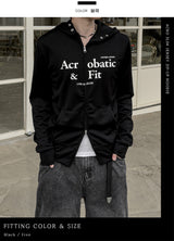 Acro Slim Jersey Zip-Up Hoodie