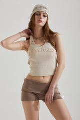CULTURE SLEEVESS TOP