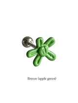 Pastel doodle piercing (Apple green)