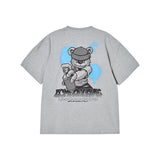 25FW AC ベアペイント半袖Tシャツ メランジ