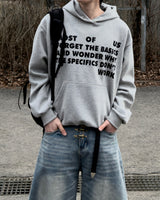 Stay Lettering Cropped Hoodie