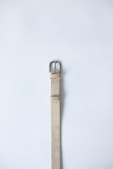 Boucle suede belt bag (Ivory)
