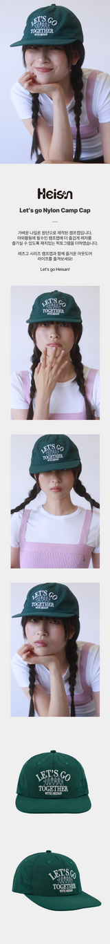 Let's Goナイロンキャンプキャップ Together