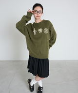 DOODLE KNIT - KHAKI