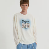 Maltese archive see-through knit