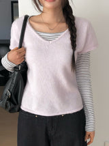 Birken Stripe Square Slim T-Shirt