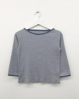 Rue Striped 3/4 Sleeve T-shirt (2color)