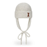 VA Patch Fly Knit Beanie / Cream