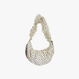 DOT SHIRRING SHOULDER BAG