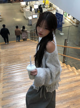 フランボアファーサイドピンタックスナップワイドパンツ