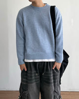Champer Soft Wool Crop Knit