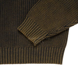 24FW SPRAY WASHING OVERSIZE KNIT BLACK