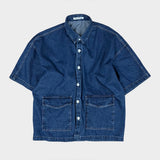 denim stitch shirts_blue