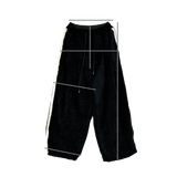 terry four pintuck pants