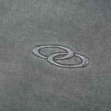 VINTAGE PIGMENT WASHING HOODED T-SHIRT GRAY