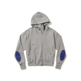Writer hooded zip-up / Melange gray
