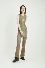 LEAF　KNIT　DRESS