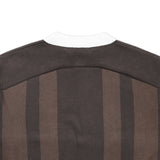 GNT037 Uniform Rugby Collar Knit (BROWN)