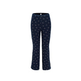 smile capri pants navy