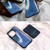 [made] Peace in wave epoxy bumper case
