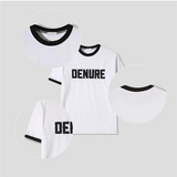 [S/S] デニムパッチリングハーフTシャツ(2color)