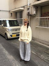 ウッディケーブルニット