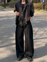 Petro tanker suede jacket