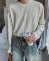 Vide Ribbed V-Neck Knit
