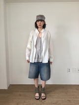 Ruffle Deep Crewneck Nashi (3color)