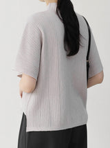 [Premium] Whole Garment Lua Pleated Knit