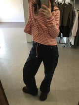 Pigment Straight Cotton Pants (2color)