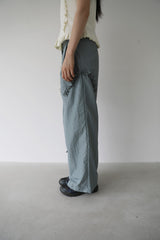 ナイロンラッフルパンツ (GREY)