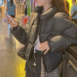 gelato pastel cropped padded jacket