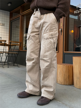 Lard dying cargo pants