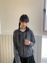 26SS★ [BAONHAUS]ジェンボーダーフードジップアップ