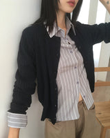 [MADE]パウィン スリムフィット ストライプシャツ