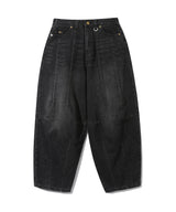ダーツビッグワイドバルーンパンツ (Black)