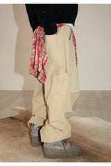  Lazy Dart Work Trousers [ BEIGE ]