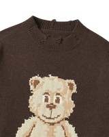 25FW ディストレスドベアウールニット