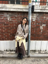 Antique Fold Skirt (3color)