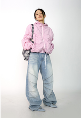 wing denim pants(2color)