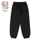 24FW RABBIT BELLY JOGER PANTS BLACK