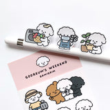 【1+1 SET】 Gooreum's Weekend Sticker