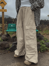 ルビージッパーワイドカーゴパンツ