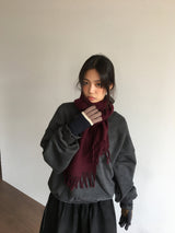 エッセンシャルメリノウールマフラー (5color)