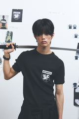 クロウキーズワッフルTシャツ (ブラック)