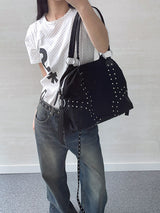 Bohemian Stud Shoulder Bag