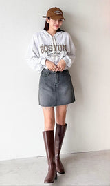 The Click Denim Skirt - 2 colours