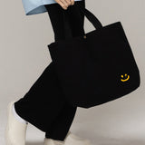 【UNISEX】小さめドローイングスマイル2WAYエコバッグ